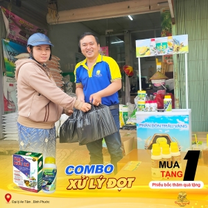 Chương trình mua combo trúng quà 100% tại Đại lý An Tâm (Bình Phước)