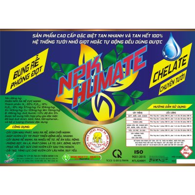 NPK HUMATE-TỔNG HỢP XÔ 20KG