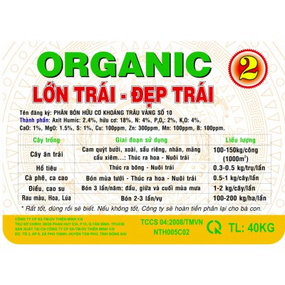 LỚN TRÁI - ĐẸP TRÁI (40KG)