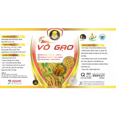 SIÊU VÔ GẠO - 500ml